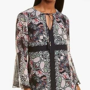 Vince Camuto Women's Printed Chiffon Float Dress